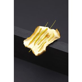 Rhizome Objet Brooch - Yellow