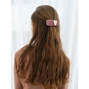 STRAIGHT HEART HAIRPIN (2 COLORS)