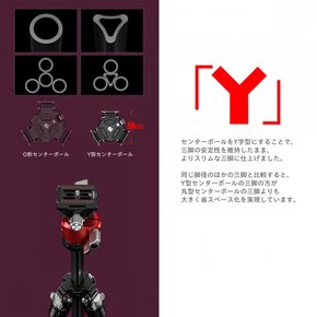 Leofoto (레오 포토) LY-224C (BK) 카본 삼각대 (다리 만)