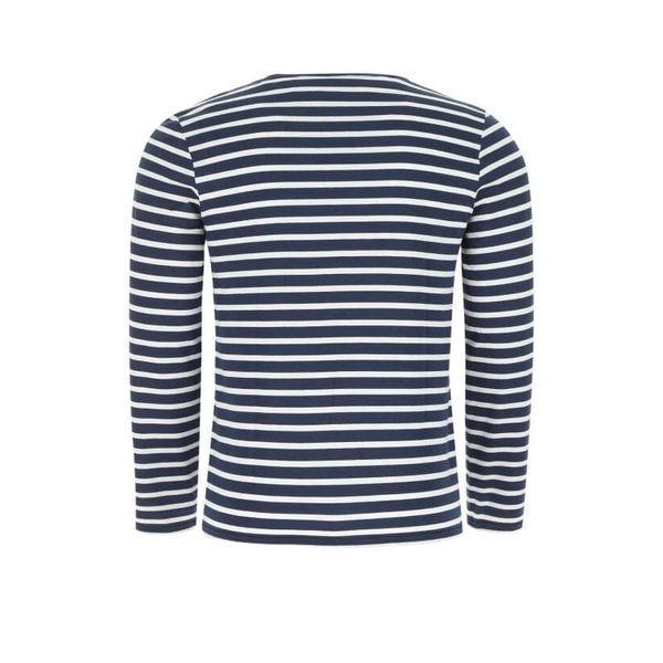 [해외배송] 24FW 세인트제임스 반팔 티셔츠 9858 MARINENEIGE Stripped