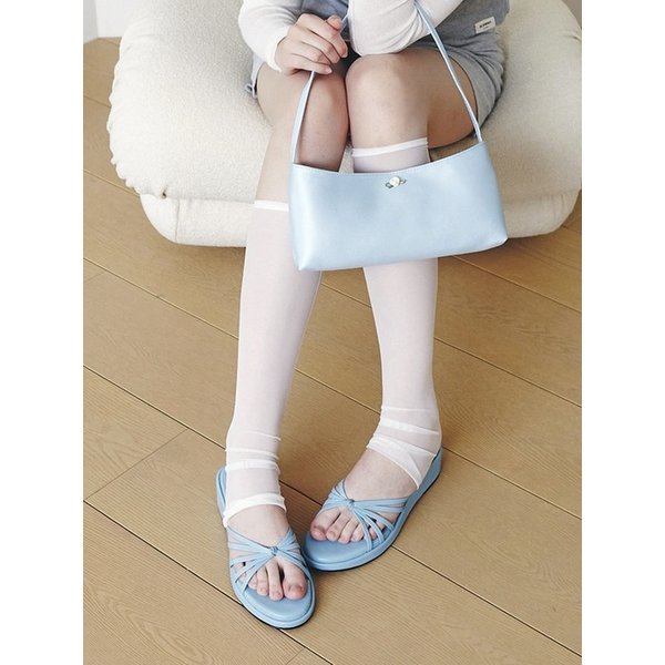 [New color] Mrc105 Strap Platform Sandal (Pure Blue)
