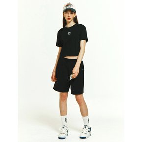 LOGO SEMI CROP SHORT SLEEVE BK