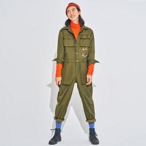 [FM91.02] xPLAY Overalls Khaki (S5987765)