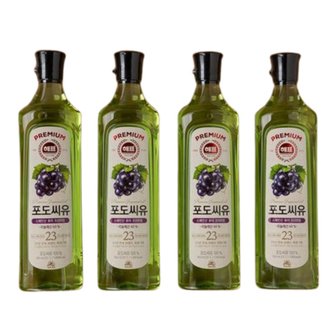  사조 해표 포도씨유 900ml X 4입