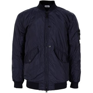 스톤아일랜드 [부산점] 네이비블루 크링클랩스 봄버 자켓 811540923 V0020