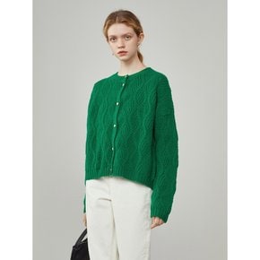 Wendy deep green loose sweater