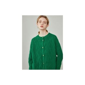 Wendy deep green loose sweater