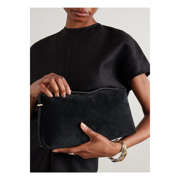 스쿱 스웨이드 클러치 블랙 46376663162874092