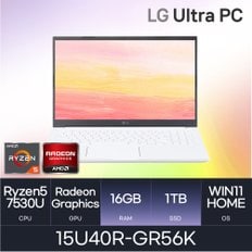 LG전자 울트라PC 15U40R-GR56K (WIN11HOME/SSD 1TB/RAM 16GB) HMC