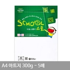 A4 아트지(표면광택) A13 평량 300g 5매_WF3183C