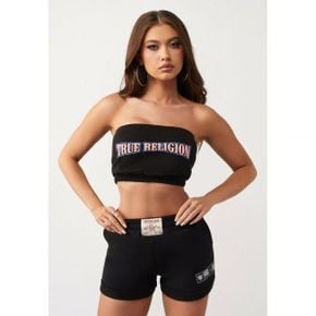 True Religion 트루 종교 밴도 탑 - 검정색 8065063