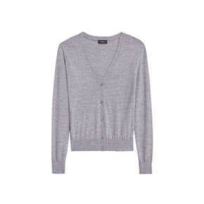 띠어리 24FW V-Neck Cardigan in Regal Wool (I1211704 WM1) (레갈 울 V넥 가디건)