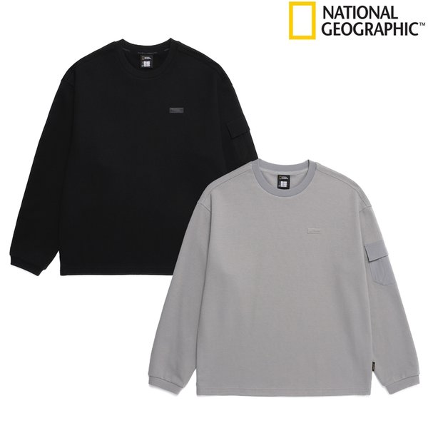 [시흥점] N251USW220 남여공용 카프 기능성 소매 포켓 세미오버핏 맨투맨