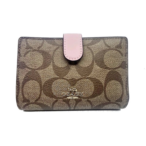 미디엄 코너 지퍼 반지갑 F23553 IMPWD