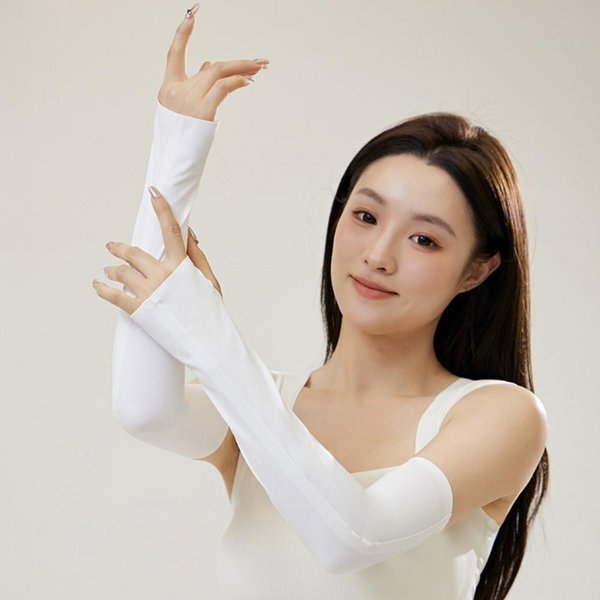 [옷자락] 여성 심리스 스판 피부보호 손등팔 토시