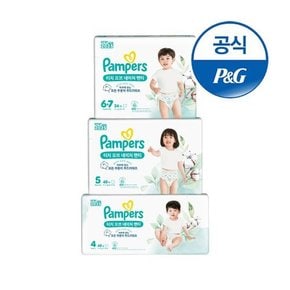 2025 터치오브네이처 팬티형 기저귀 4 ~ 6단계 3팩 (1박스).