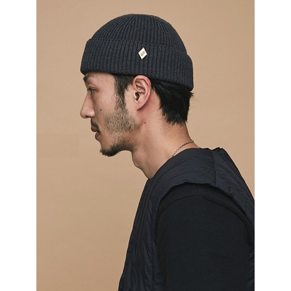 (cotton) watch cap [DARK GRAY]