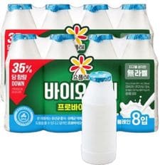 빙그레 요플레 바이오플레 플레인 요구르트 130ml (8입)