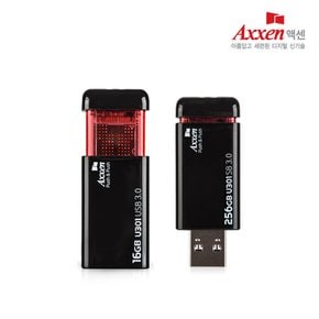 액센 U301 USB3.0 클릭형 초고속 USB메모리 16GB [단 한개도 레이저 각인 무료]