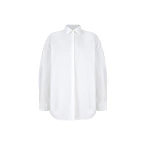 아모멘토 26FW Basic Oversized Shirt, White