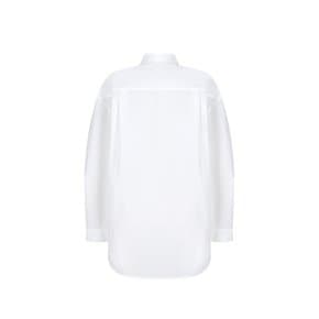 아모멘토 26FW Basic Oversized Shirt, White