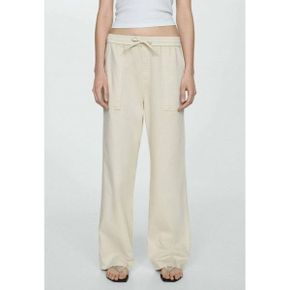 4954390 Mango SUKI - Trousers off white