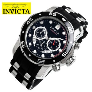 인빅타 Pro Diver Collection 남성용 크로노그래프 빅사이즈 우레탄 손목시계 21927