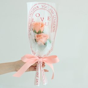 베아 장미 꽃다발 (코랄) 졸업 입학 생일 화이트데이 발렌타인데이 기념일 꽃선물
