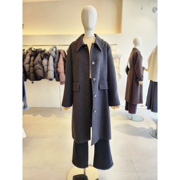[여주점] [JJ 지고트] 여성 울 블렌드 체크 코트 GRBA0CTR41
