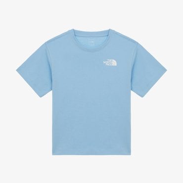 노스페이스 [노스페이스키즈 공식] NT7UR02U 키즈 고-투 반팔 라운드 티_LIGHT BLUE