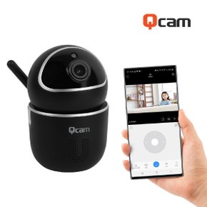 큐캠 QCAM-K2 CCTV IP카메라 무선CCTV 보안카메라 Full HD 200만 화소