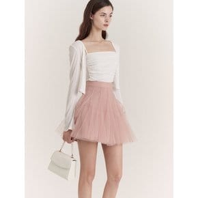 Etoile Banding Sha Mini Skirt (Pink)