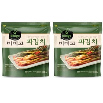  CJ 씨제이 비비고 파김치 300g x 2개