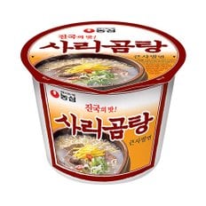 농심 사리곰탕 큰사발면 111g 16개