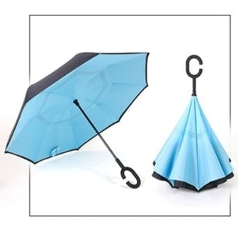  가볍고 튼튼한 거꾸로 우산 거꾸로 펴지는 우산