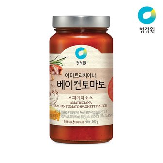 청정원 베이컨 토마토 스파게티소스 600g