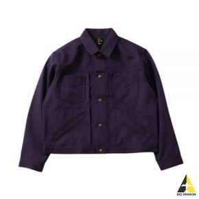 NEEDLES 니들스 24 Penny Jean Jacket Purple (OT186) (페니 진 자켓)