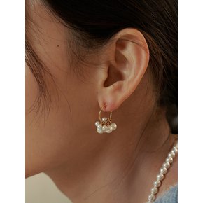 Whiteberry Pearl Hoop Earrings_EC1773