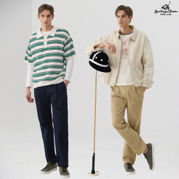 26SS RCB폴로클럽 배럴핏 면스판 팬츠 2종 남성
