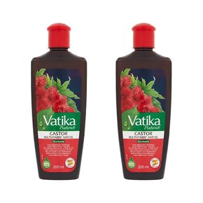 Vatika Castor Hair Oil 바티카 캐스터 헤어 오일 400ml 2팩