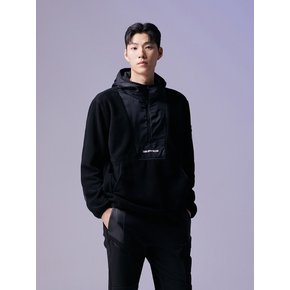 (남성) Woven Fleece Hybrid Half-Zip Hoody G4TAW26503BKX