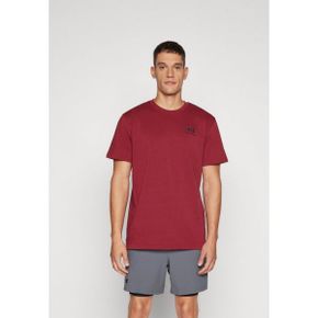 5171057 Under Armour LOGO HEAVYWEIGHT - Basic T-shirt cardinal/black