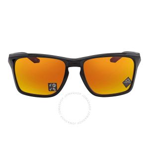 이스퀘어 4660921 Oakley Sylas Polarized Prizm Ruby/Yellow Red Rectangular Mens Sunglasses