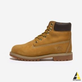 여성 6인치 프리미엄 옐로 워터프루프 워커부츠 - WHEAT NUBUCK