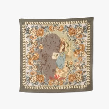 샌프란시스코마켓 KAPITAL 캐피탈 COLOR BANDANNA OLIVE KAE1M80003A94