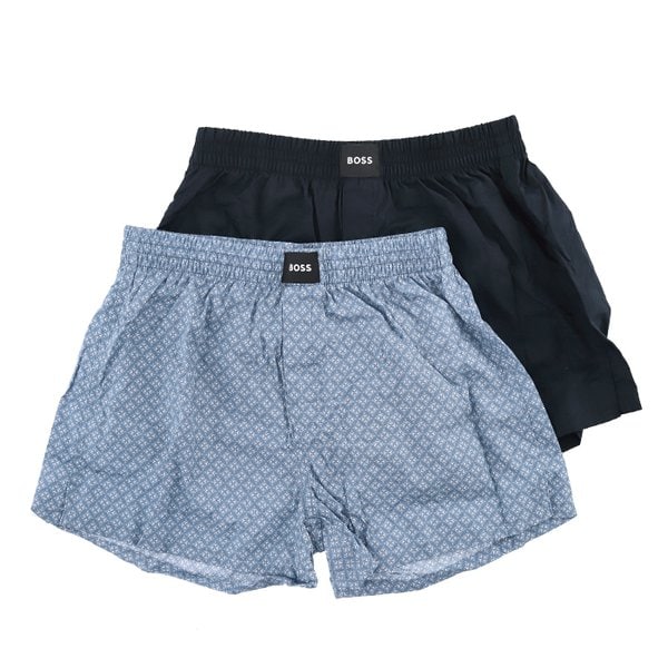 [부산점] 로고 패치 50515464 530 보스 2-PAC 박서 트렁크 휴고보스 2종 세트 남성 드로즈