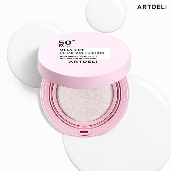 (단품) 아트델리 멜라 컷 클리어 선쿠션 (SPF 50+, PA+++) 15g