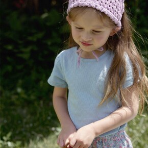 Eyelet tshirts blue 2nd _P433997819