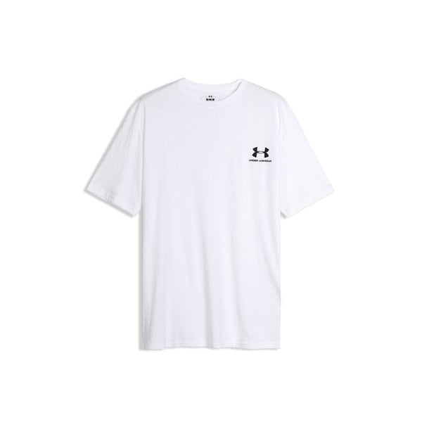 UA 스포츠스타일 레프트체스트 반팔티 1326799-100