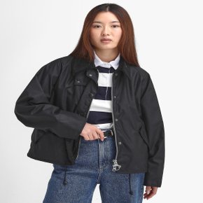 [24FW][Barbour] 여성 블랙 Transport 트랜스포트 왁스 자켓